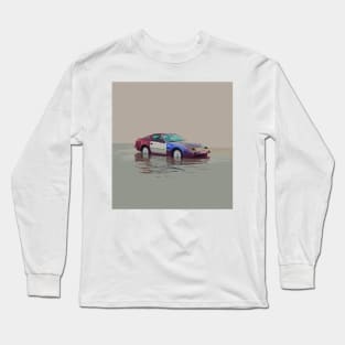 Hi This Is Flume Aesthetic Car Long Sleeve T-Shirt